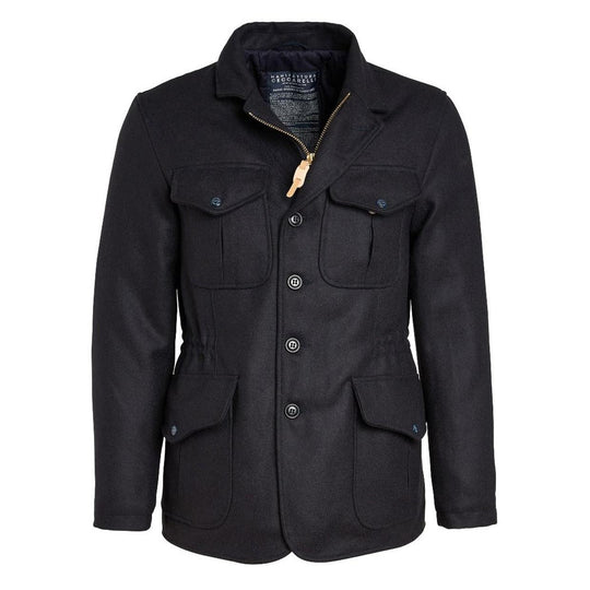 Manifattura Ceccarelli jas Alligator Navy Blauw (7028-QR)