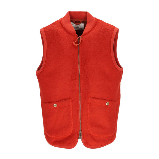 Heren gilet Bl'Ker Wolf Wol Oranje