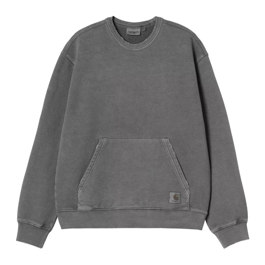 Herren Sweatshirt Carhartt Torion Sweatshirt Schwarz Gewaschen