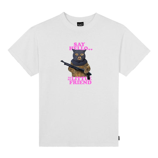 Heren T-shirt Propaganda Hello Wit