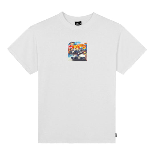 Heren T-shirt Propaganda Wheels Wit