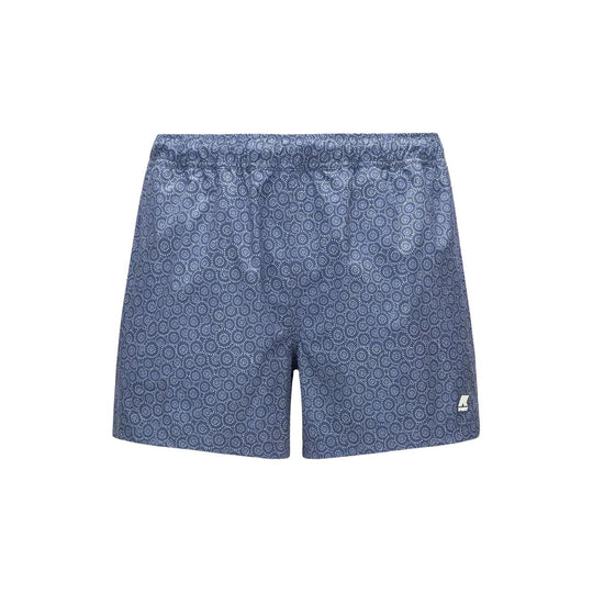Costume Uomo K-Way Airy Graphic Indaco