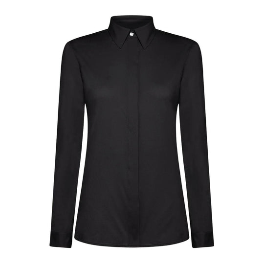 Damenhemd RRD Oxford Einfarbig Schwarz