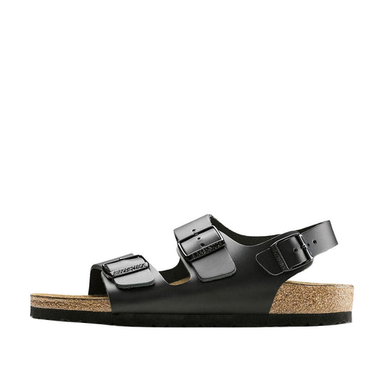 Heren Sandalen Birkenstock Milano Natuurleer Zwart