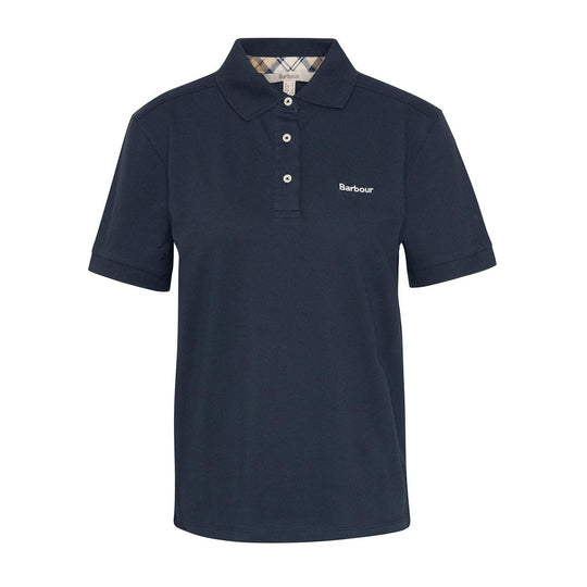 Polo Donna Barbour Bowford Blu Navy