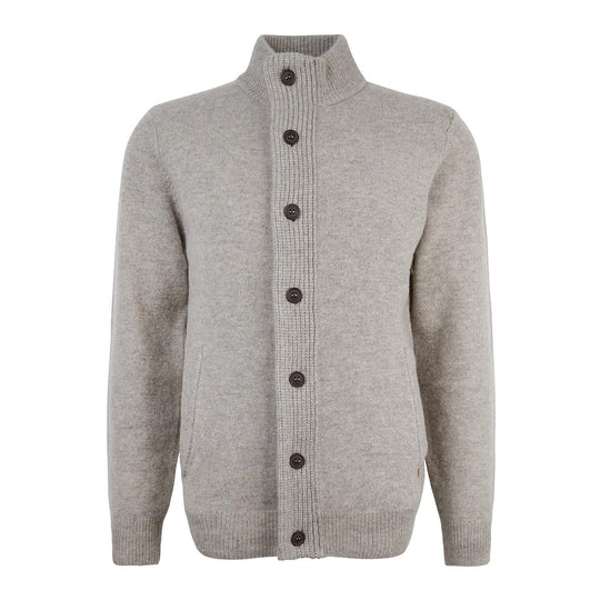 Maglione Uomo Barbour Essential Patch Full Zip Sasso