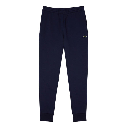 Pantaloni Uomo Lacoste Felpa Cotone Organico Blu