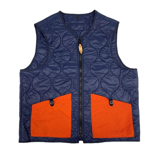 Gilet Manifattura Ceccarelli All Seasons Blu Navy / Arancione