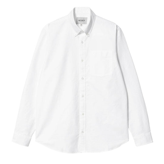 Camicia Uomo Carhartt WIP L/S C-Logo Bianco