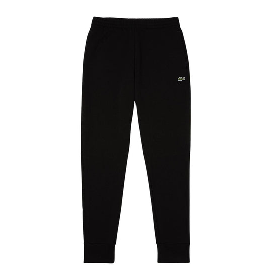 Pantaloni Uomo Lacoste Felpa Cotone Organico Nero