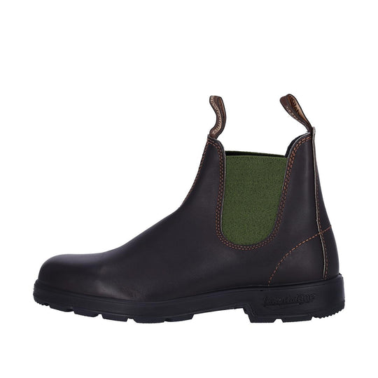 Dames enkellaarsjes Blundstone #519 bruin / groen