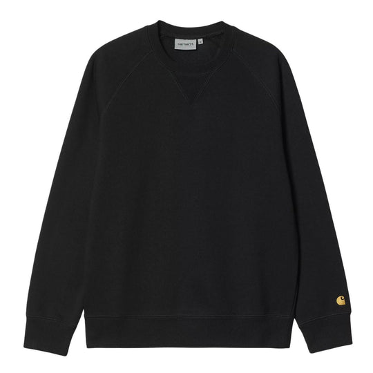 Felpa Uomo Carhartt WIP Girocollo Chase Nero
