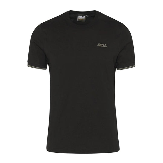 T-shirt Uomo Barbour International Philip Tipped Nero