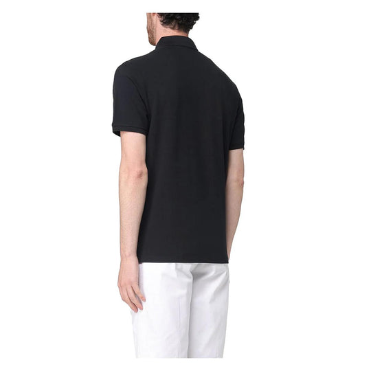 Polo Uomo Blauer Piquet Alban Nero