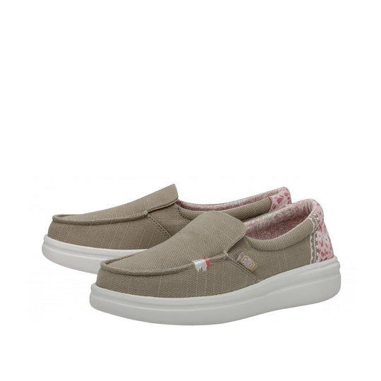 Women's Shoes Hey Dude Misty Rise Beige / Pink