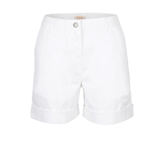 Dames Bermuda Barbour Chino Wit