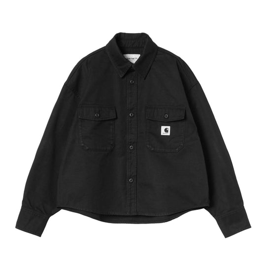 Damen Overshirt Carhartt Wip W' Kelly Shirt Jac Schwarz