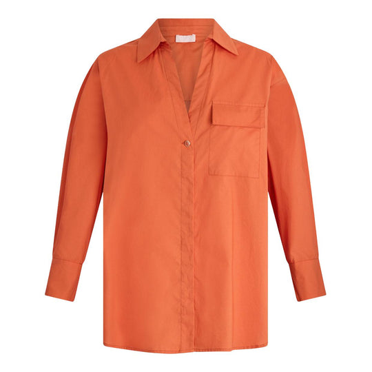 Camicia Donna Liu-Jo Popeline Stampato Coccio