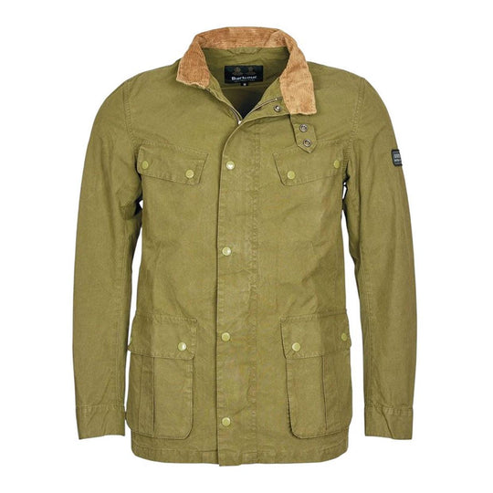 Giubbino Uomo Barbour International Duke Summer Wash Verde
