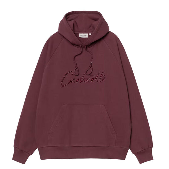 Heren sweater Carhartt WIP Hooded Ray Bordeaux