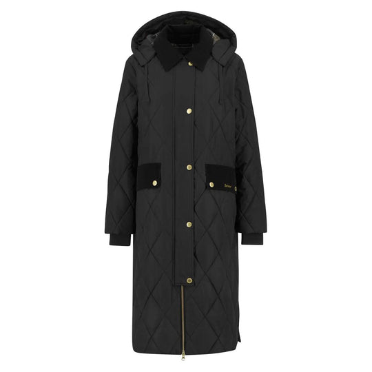 Damesjack Barbour Meredith Zwart / Tartan