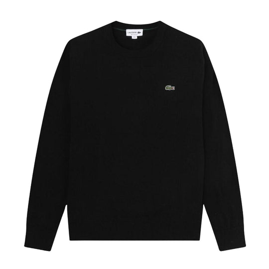Maglione Uomo Lacoste Cotone Girocollo Nero