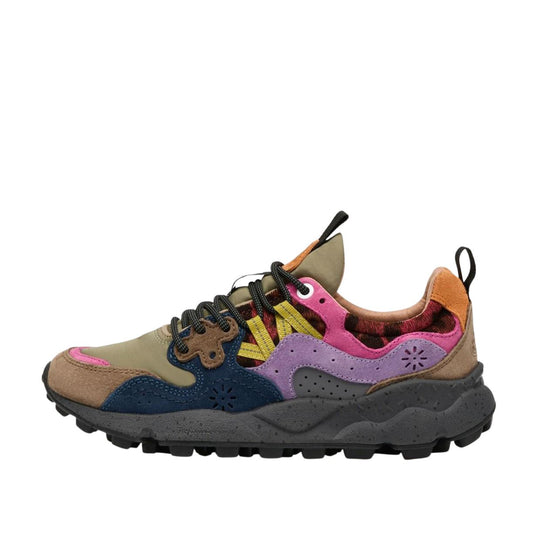 Dames sneakers Flower Mountain Yamano 3 Groen / Bruin