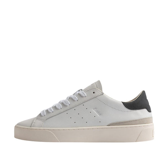 Heren sneakers D.A.T.E. Sonica Calf Wit / Blauw