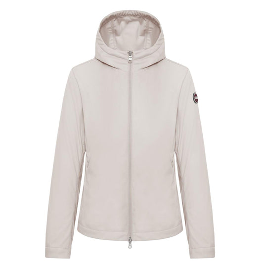 Damesjas Colmar Softshell Met Capuchon Beige