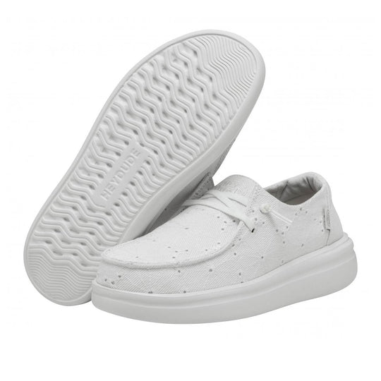 Women's Sneakers Hey Dude Wendy Rise Eyelet W White