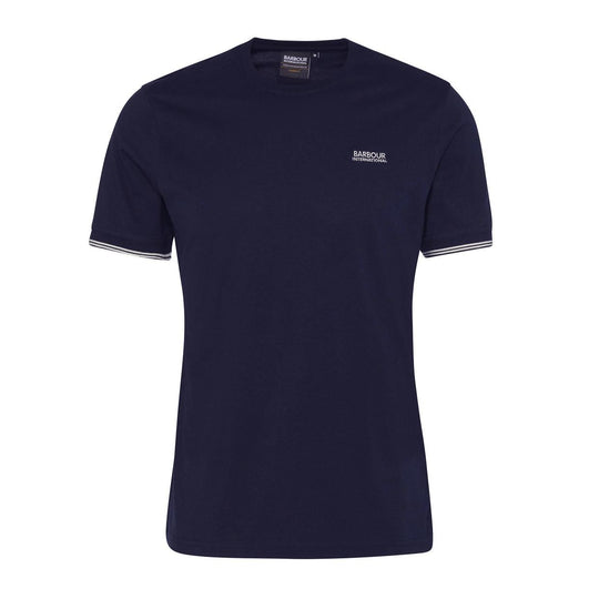 T-shirt Uomo Barbour International Philip Tipped Blu Navy