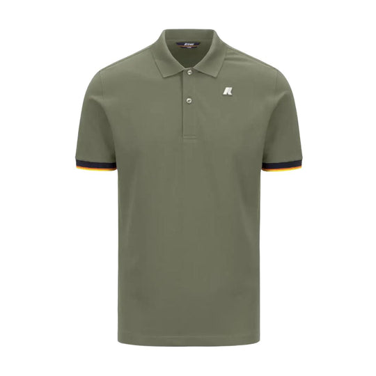 Polo Uomo K-Way Vincent Pique Verde