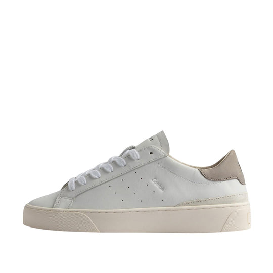 Heren sneakers D.A.T.E. Sonica Calf Wit / Grijs