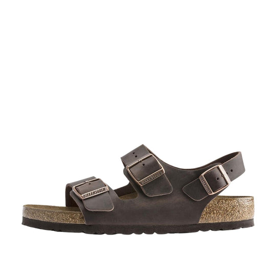 Heren sandalen Birkenstock Milano Geoliede Leer Bruin