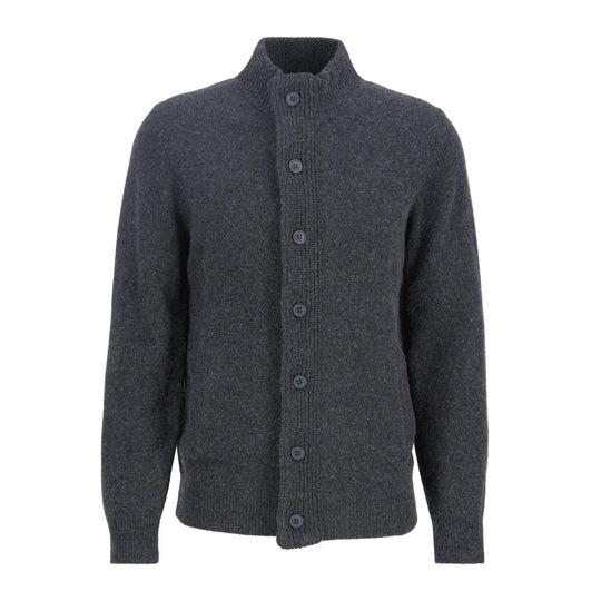 Herentrui Barbour Essential Patch Full Zip Donkergrijs