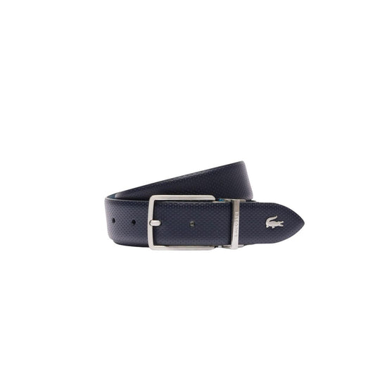 Riem Heren Lacoste Double Face Blauw / Lichtblauw