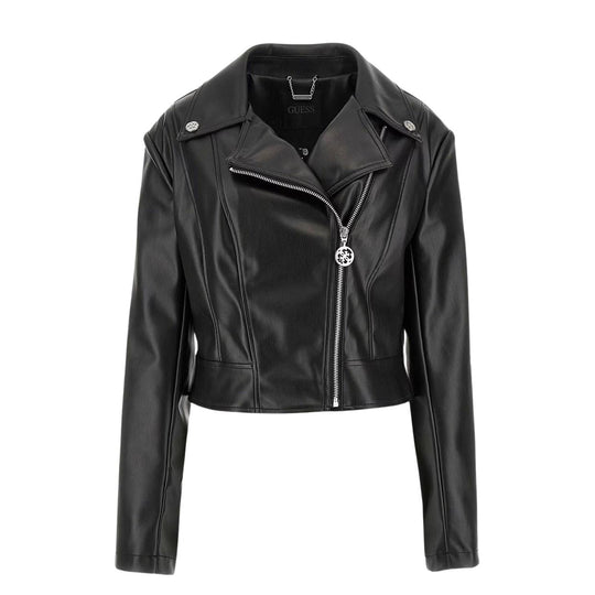 Dames Bikerjack Guess Zwart