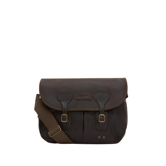 Herrentasche Barbour Wax Leather Tarras Olivgrün 