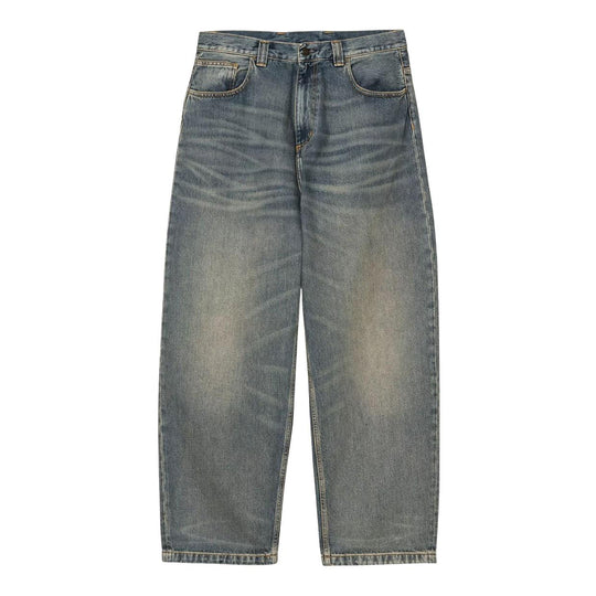 Men's Carhartt Wip Brandon Pant Smith Washed Blue Jeans