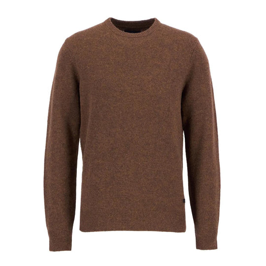 Maglione Uomo Barbour Essential Patch Marrone