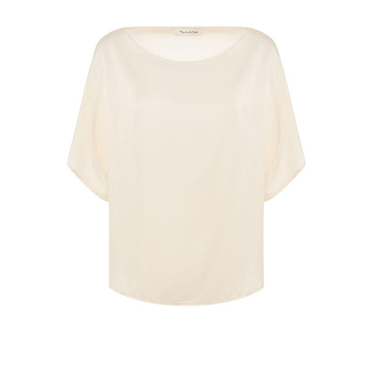 Women's Blouse Manila Grace Asymmetric Cream