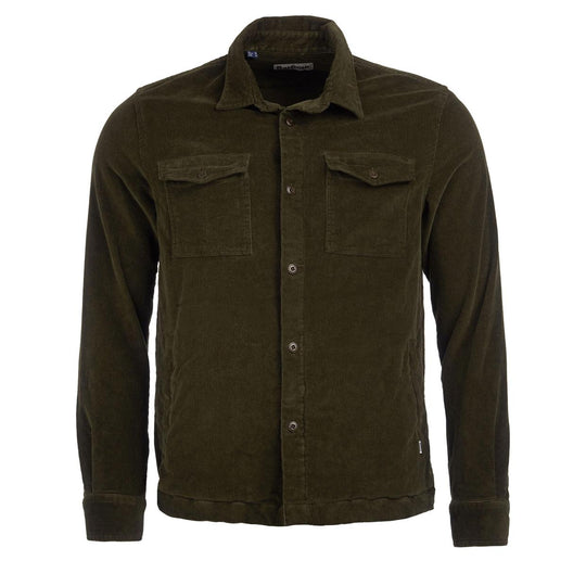 Overshirt Uomo Barbour Velluto Oliva