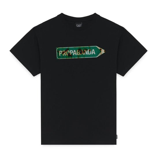 T-shirt Uomo Propaganda Welcome Nero