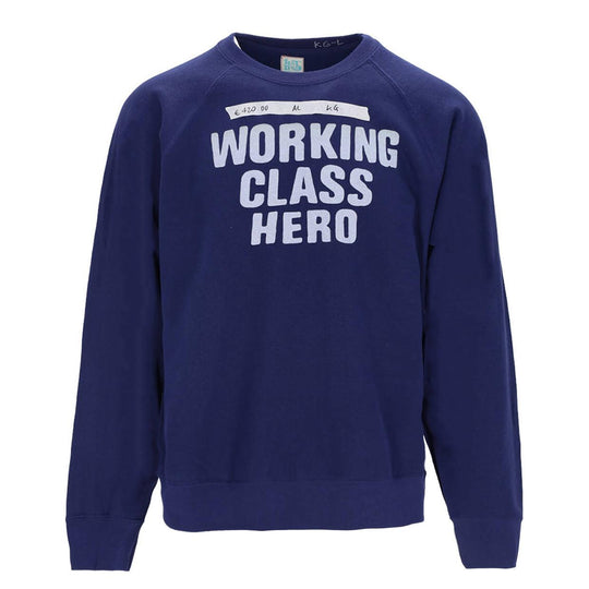Felpa Uomo Mr. Hot Dog 'Working Class Hero' Blu