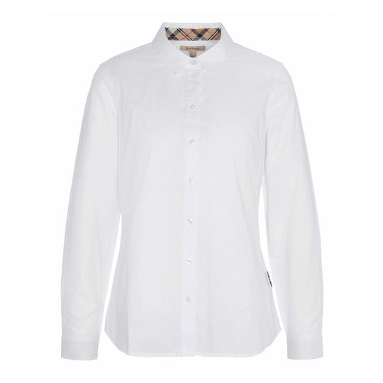 Damen-Hemd Barbour Derwent Weiß