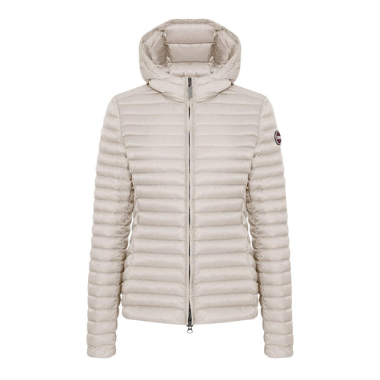 Dames Donsjas Colmar Lichtgewicht Met Capuchon Beige