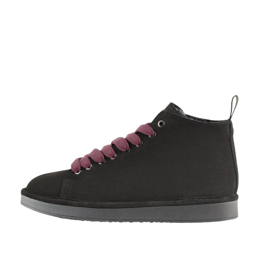 Polacchini Donna Panchic P01 Suede Foderato Grigio / Rosa