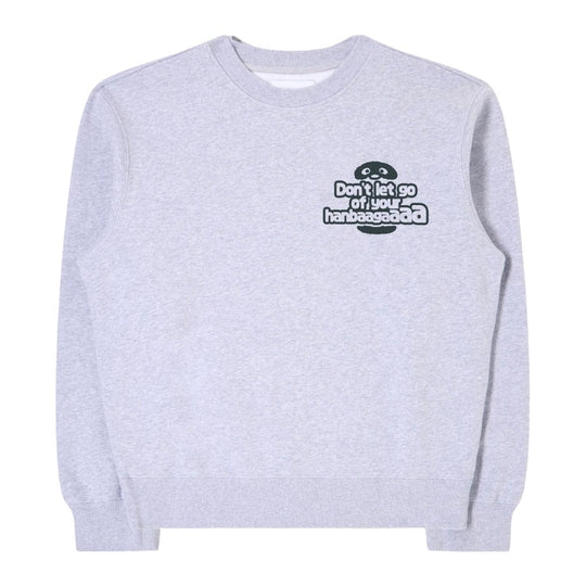 Felpa Uomo Edwin Tanuki Sweat Grigio Melange