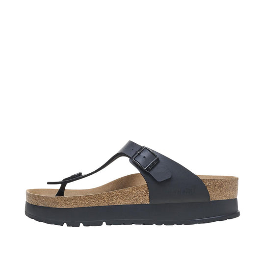 Dames Sandalen Birkenstock Gizeh Flex Platform Zwart