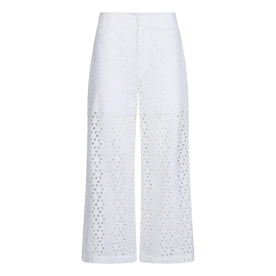 Pantaloni Donna Liu-Jo Cropped Sangallo Bianco